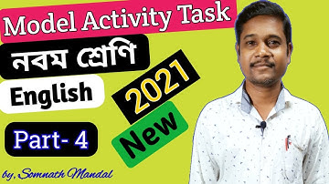 Class 9 English Model Activity Task Part 4 // Wbbse Class 9 English Model Activity Task 2021