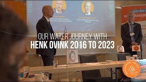 The legacy of Henk Ovink as Wavemaker