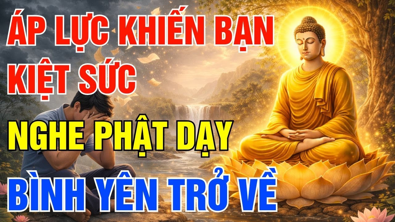 Áp Lực Khiến Bạn Kiệt Sức - Hãy Nghe Lời Phật Dạy Này Bình Yên Sẽ Trở Về Trong Bạn!