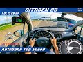 Citroën C3 (2015) - Autobahn Top Speed Drive POV