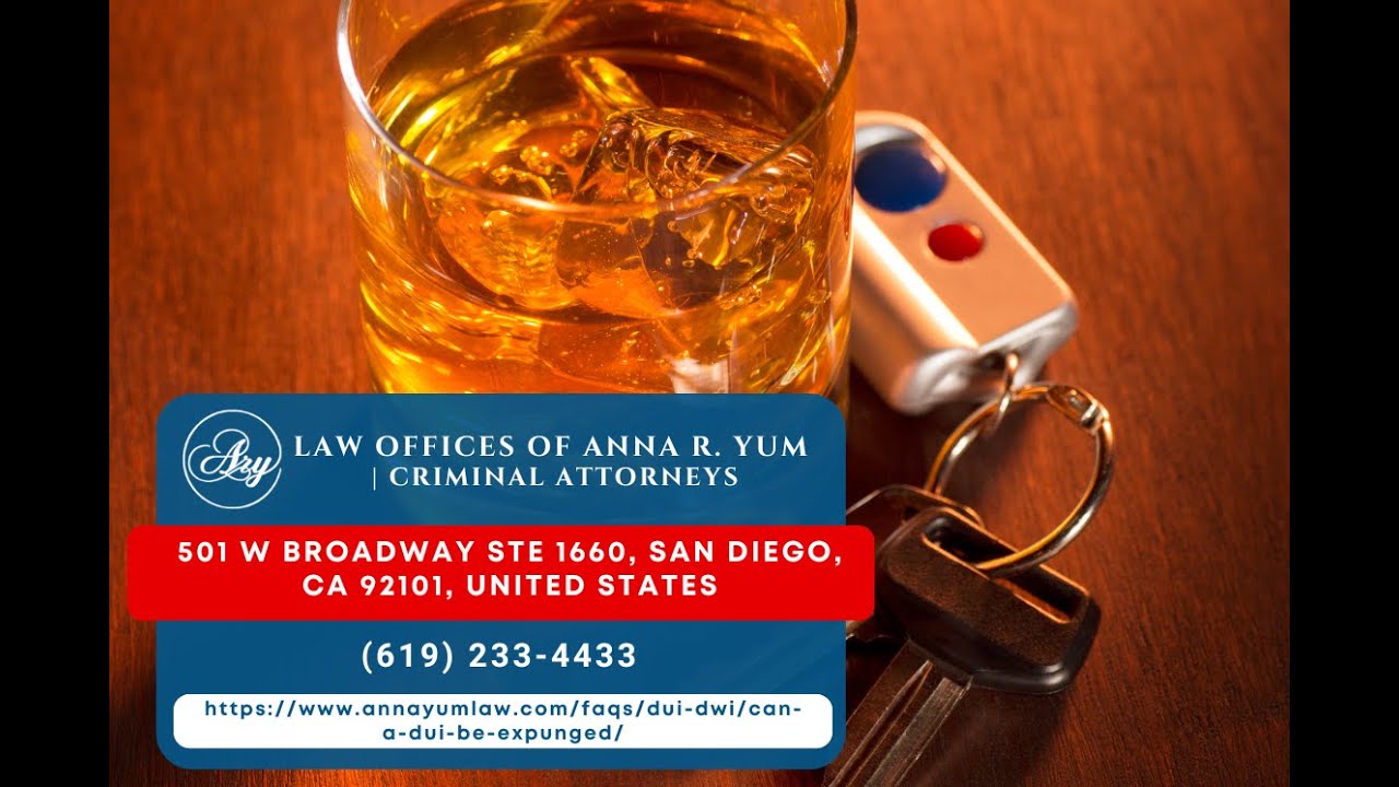 Can a DUI Be Expunged in California? by Anna R. Yum