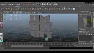 Low-Poly Model of a Fence [Autodesk Maya 2015]