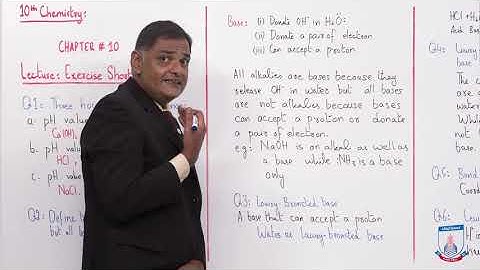 Class 10 - Chemistry - Chapter 10 - Lecture 13  Exercise Short Questions(1 to 9)- Allied Schools