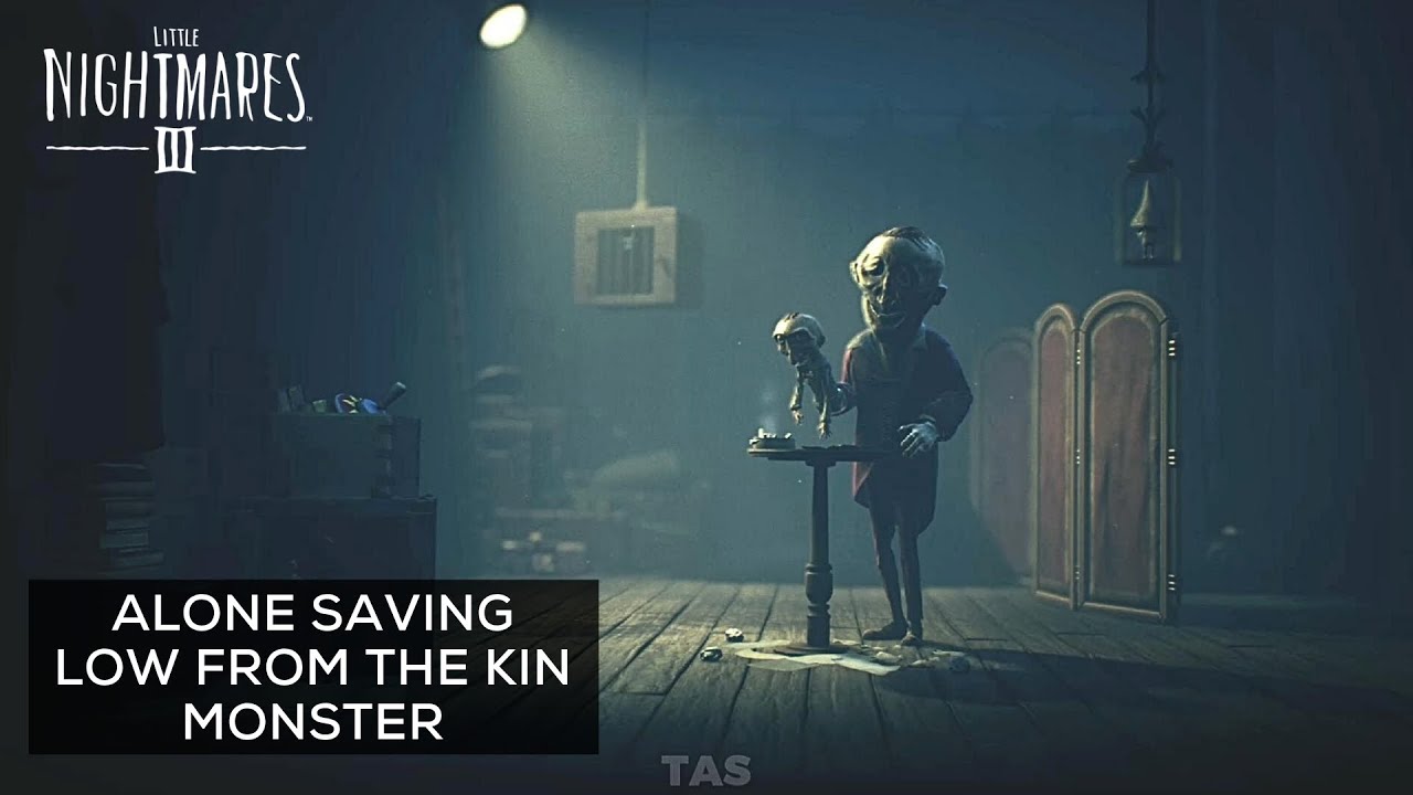 ALONE Saving Low from THE KIN MONSTER - Little Nightmares III - YouTube