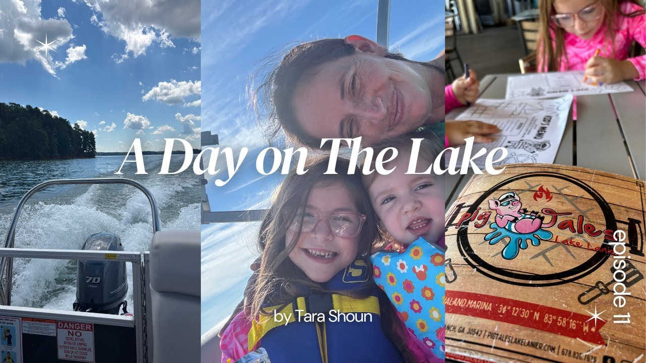 Family Day at Lake Lanier | Boating + Best Lunch Spot on the Lake!