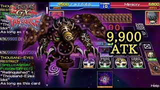 Thousand-Eyes Restrict Vs. Mimicry Yugioh Gx Tag Force 1