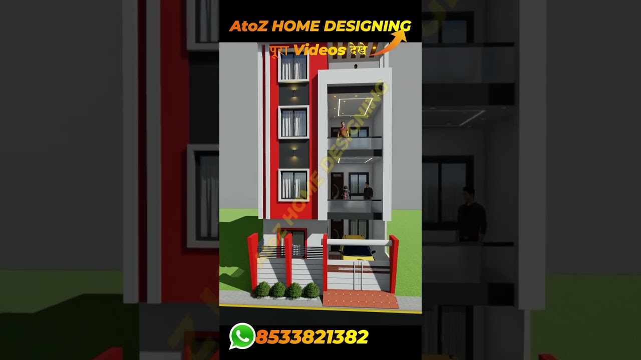 3D Rental House Plan