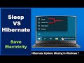 Hibernate option missing & Sleep vs Hibernate