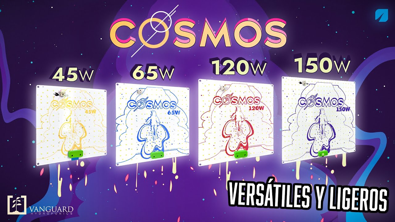 Cultivo Indoor: ¿Qué luz escoger? Te lo contamos | Descubre los Paneles LED Cosmos | HORTITEC