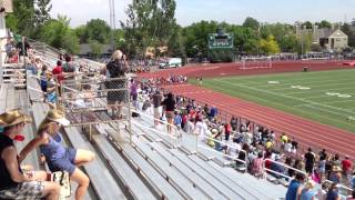Blake At The Fort Collins District Track Meet 100 Meters 05052012
