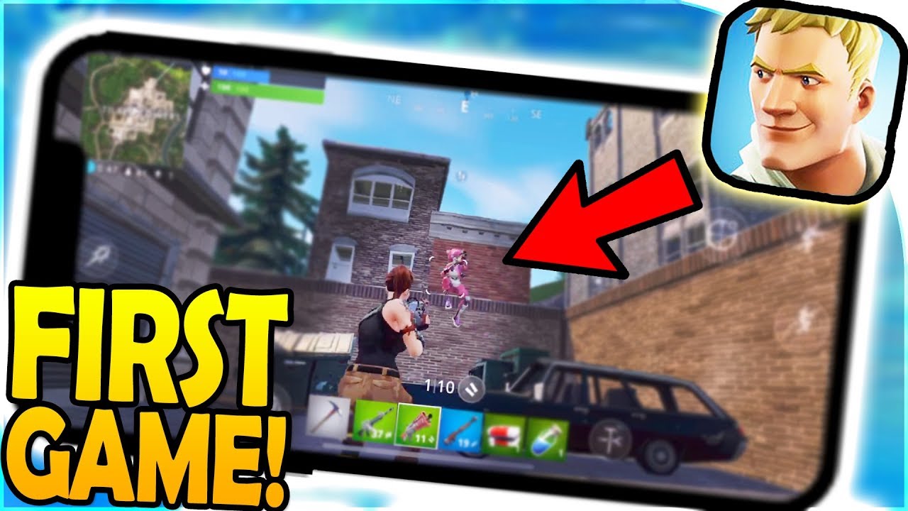 Fortnite on an iPhone X is an exciting look at the future of mobile gaming