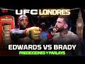 PREDICCIONES UFC LONDRES: LEON EDWARDS Y SEAN BRADY en busca del CINTURÓN 💥🏆