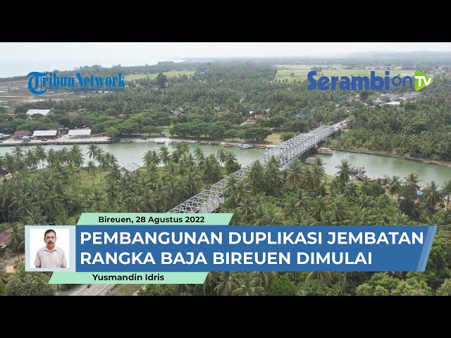 Pembangunan Duplikasi Jembatan Rangka Baja Peudada Bireuen  Dimulai class=