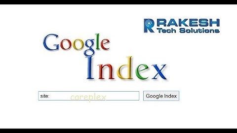 SEO Onpage And Google Index Methods | Webmaster Index Methods - Rakesh Tech Solutions