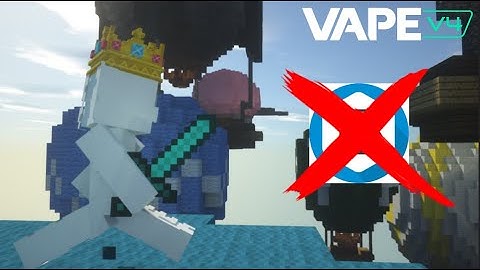 Blatant hacking on BlocksMC (VAPE V4)