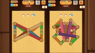 Screw Puzzle: Wood Nut & Bolt - Level 388