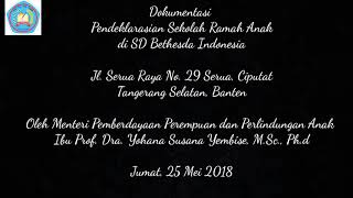 Mars Sekolah Ramah Anak Bethesda Indonesia Cipt. Anastasia Suprihati S.Pd