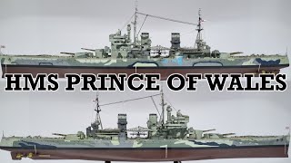 1:350 Scale HMS Prince of Wales Model with Super-detail Upgrade Kit
