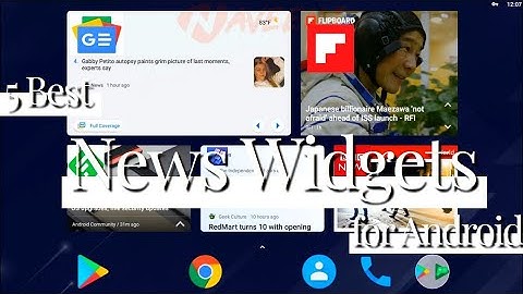 5 Best NEWS Widgets for Android
