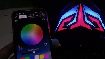 Cara konek dan setting aplikasi LED LAMP untuk modul DMX