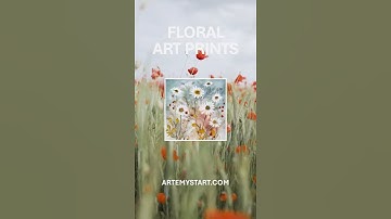Let your space bloom with our Floral Art Collection | ArtemystArt.com  #artemystart #artmasters