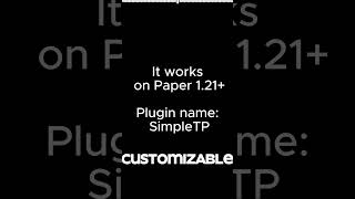 I Made a Better Teleport Plugin #minecraft #plugins