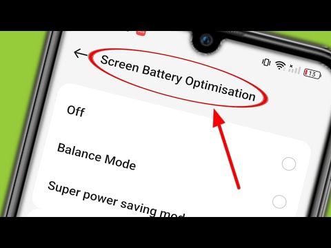 What is Screen Battery Optimization in Realme Phone