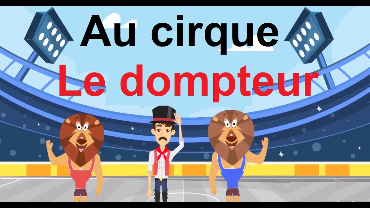Le dompteur et ses deux lions Liphon et Laphon: Le cirque (3) - YouTube