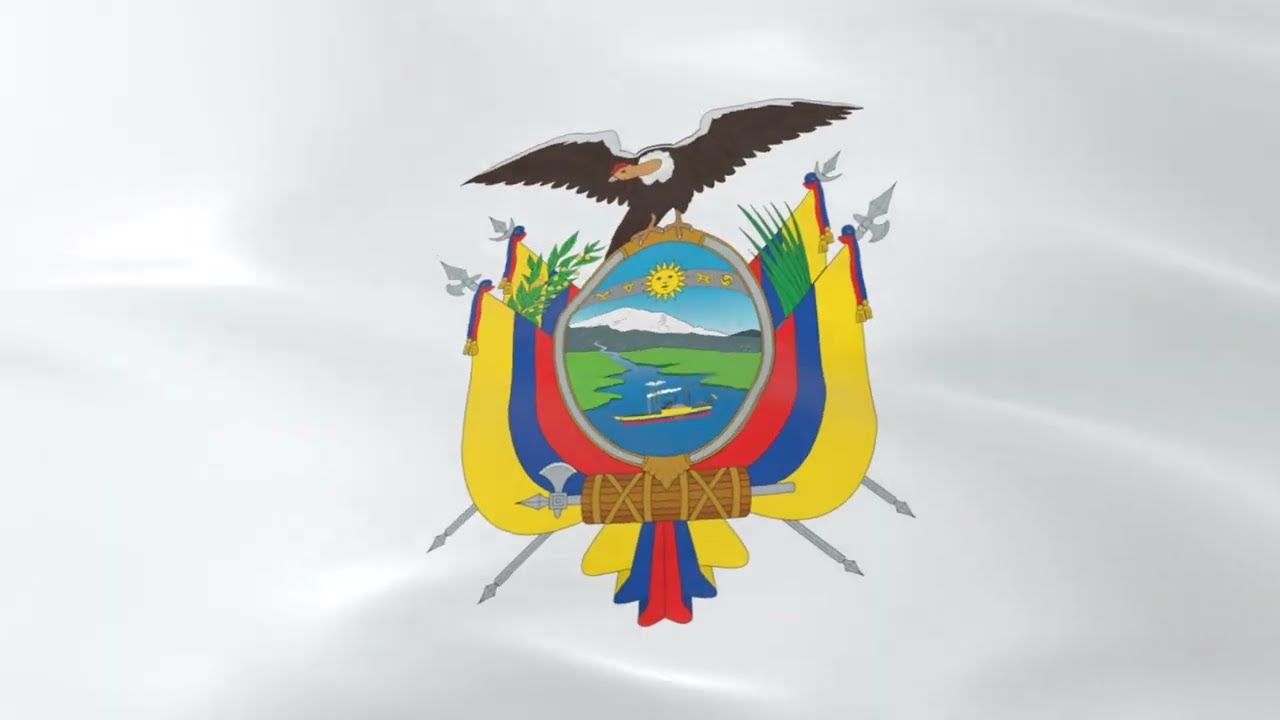 Coat of arms of Ecuador - Flag Stock Illustration