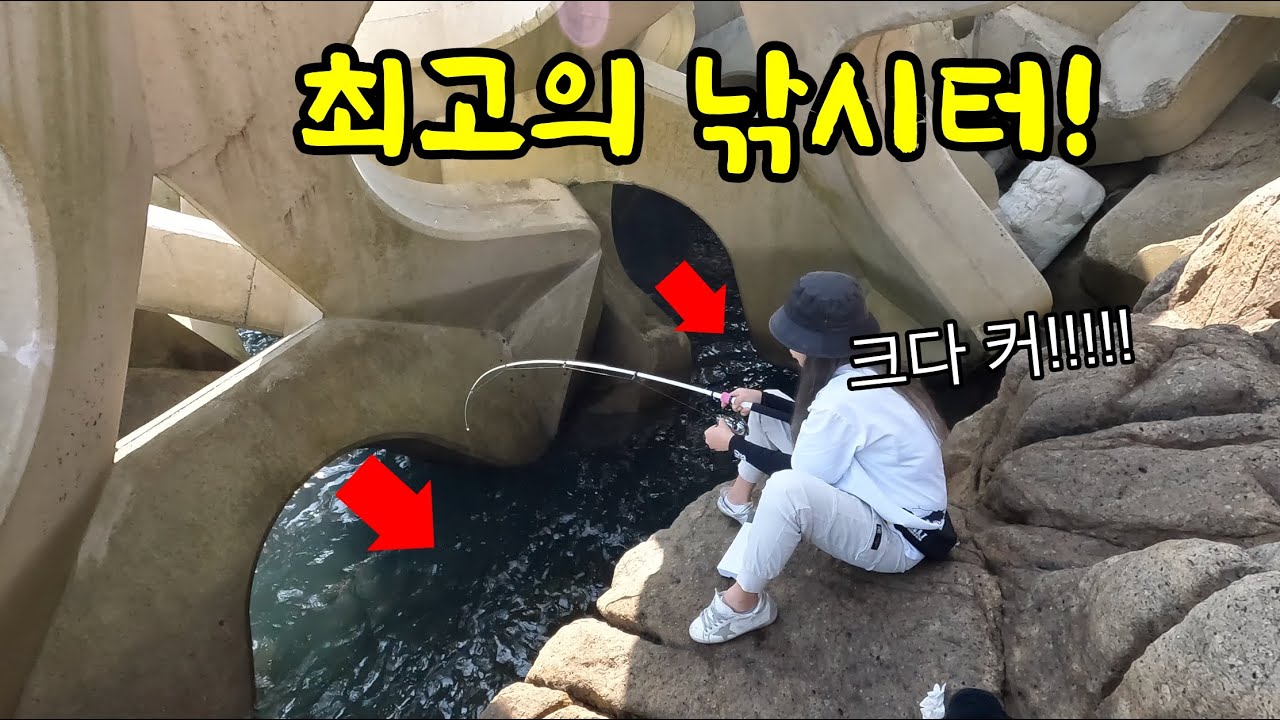 365일 자연산 횟감이 가득한 우리나라 최고의 낚시터! 정말 바글바글 하구나~