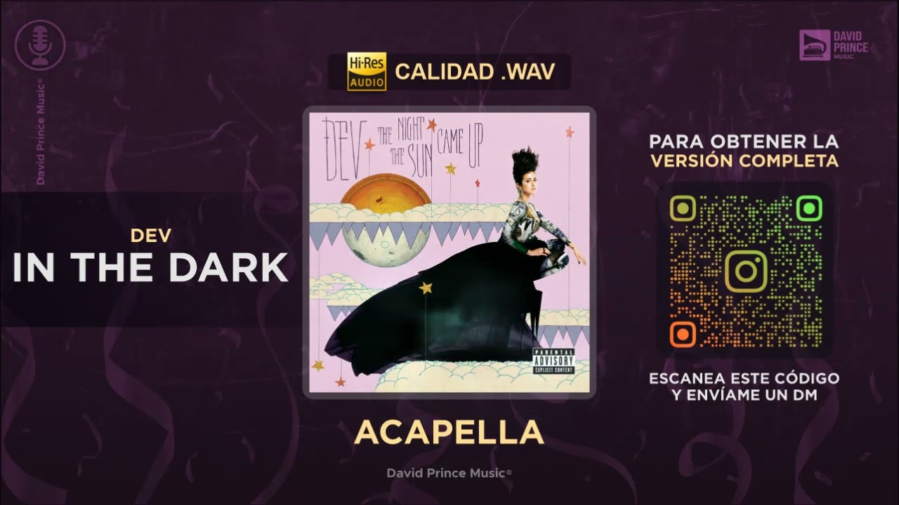 DEV - In The Dark 🎙️ ACAPELLA  (By David Prince Music)