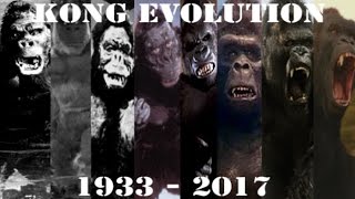 Evolution of Kong (1933-2017)