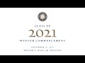 UC Berkeley - Winter Commencement 2021