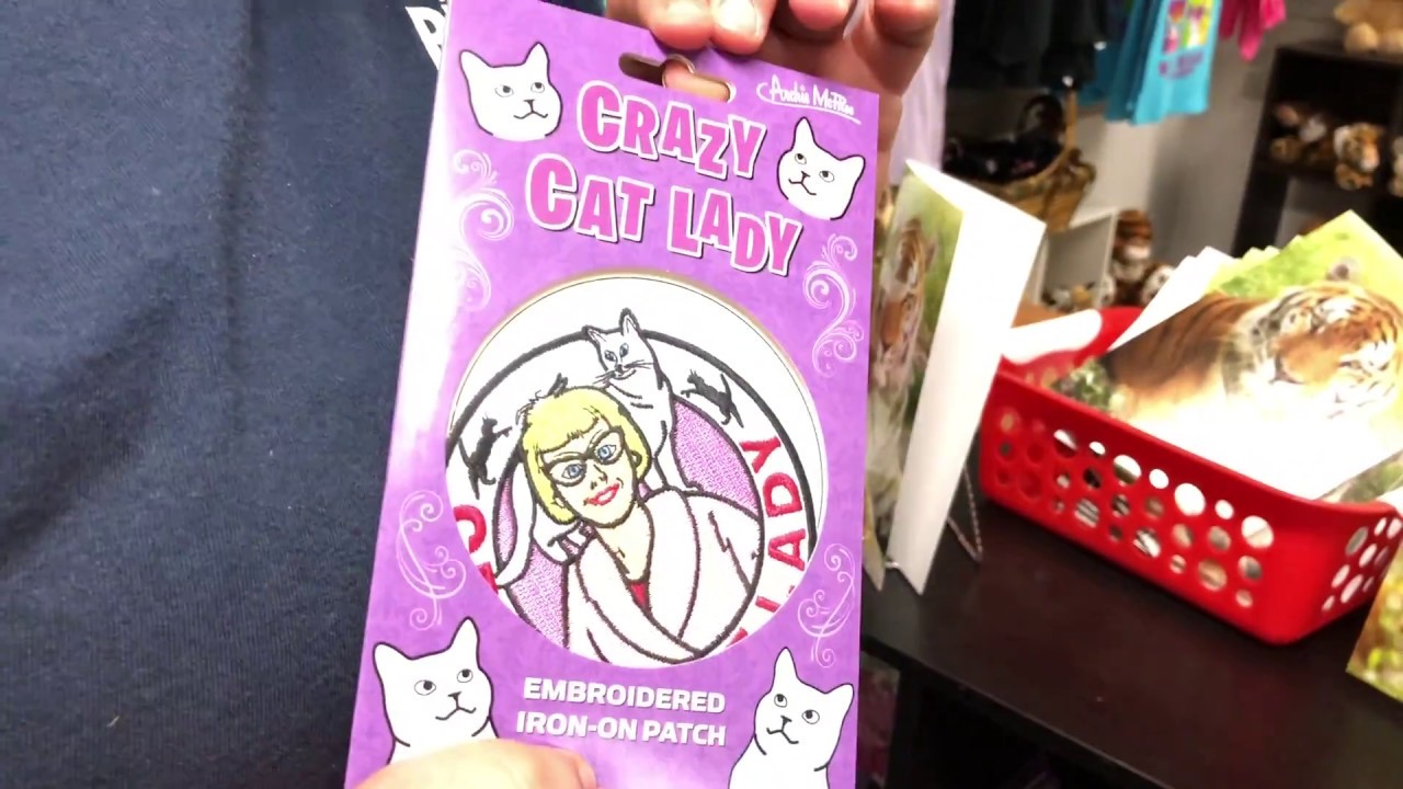 rescue dogs rock nyc PATCH CRAZY CAT LADY