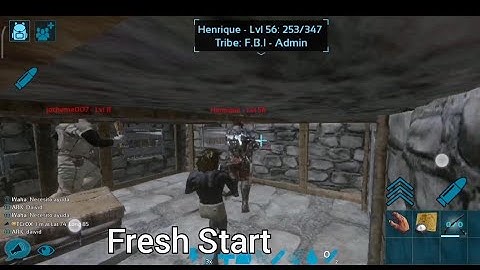 Fresh start from 0/ Pvp Raid Taming(small tribes)/ Ark Mobile