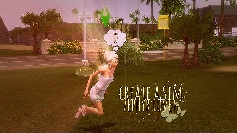 The Sims 3 - Create A Sim - Zephyr Lovet [Fairies Series]