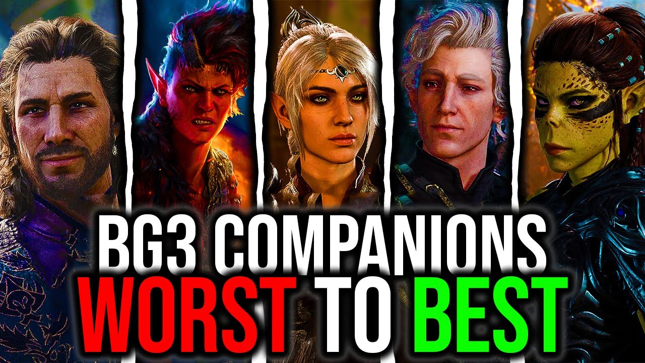 All Baldur's Gate 3 Companions RANKED Worst to Best