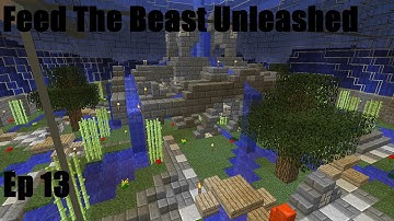 Minecraft Feed The Beast Unleashed Ep 13 Epic Underwater Dome Decor and Advanced Enchanting