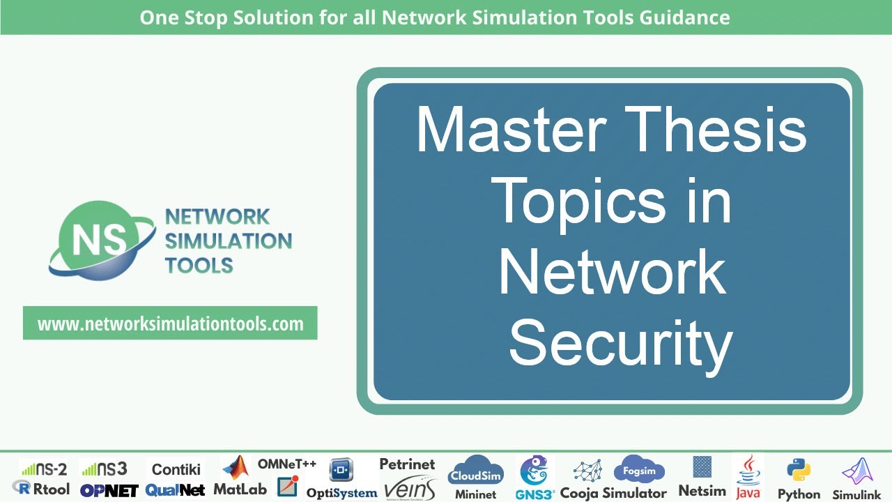 master thesis topics in network security