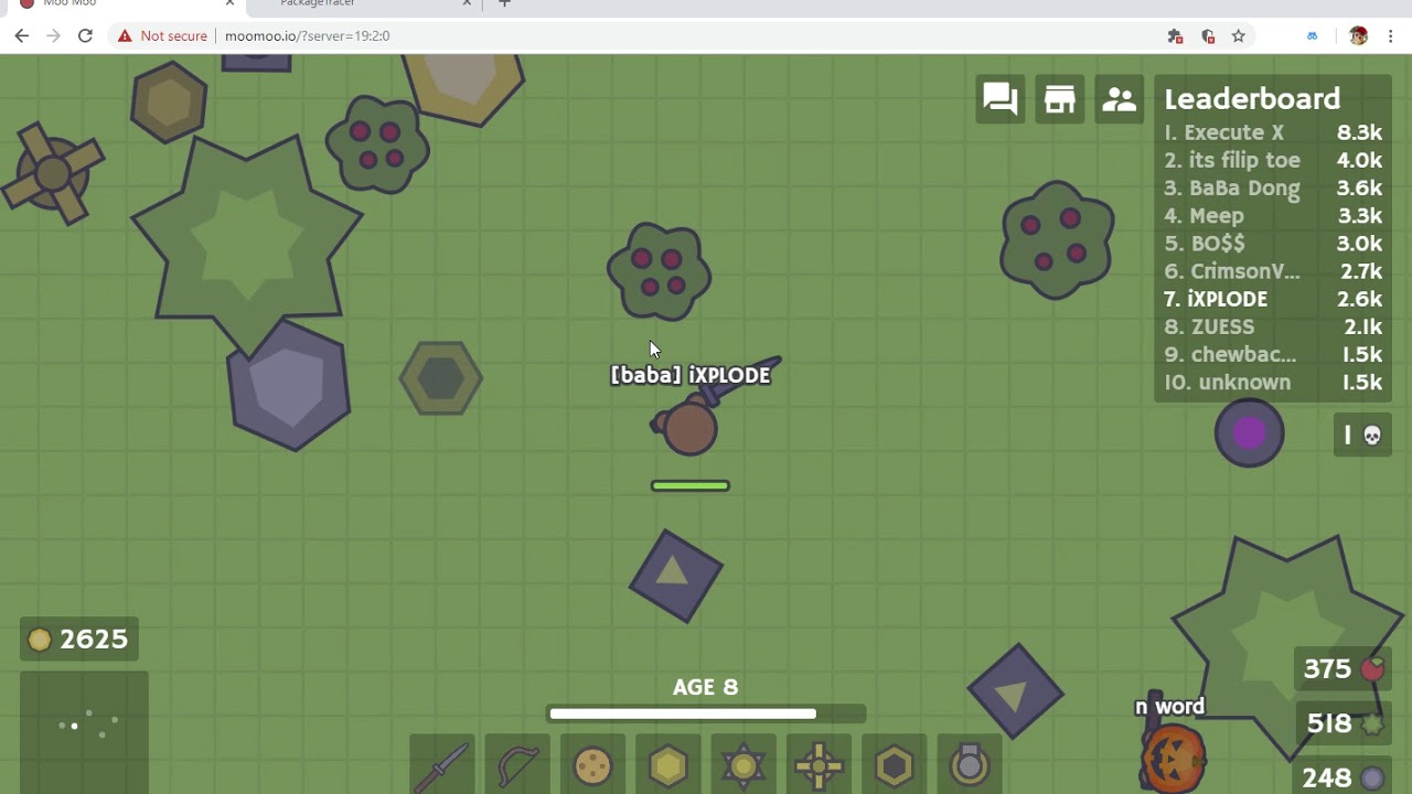 Moomoo.io Faking iXPLODE