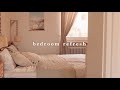 Cleaning  decorating my cozy bedroom  room refresh