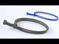How to Make a Simple Sliding Snake Knot Paracord Friendship Bracelet - CBYS Tutorial
