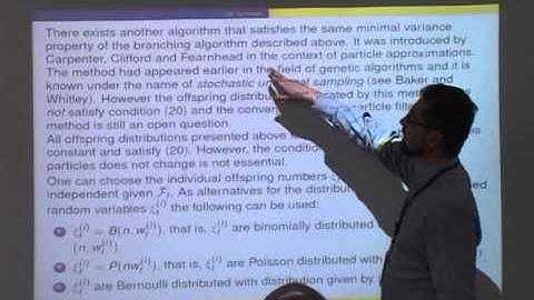 Dan Crisan - Convergence of particle filters and relation to DA III