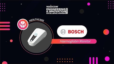NASSCOM ER&D Showcase 2021: Haemoglobin Monitor by Bosch