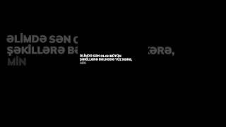 Necə Darıxmışam Qara Ekran Lyrics İstək -F4H