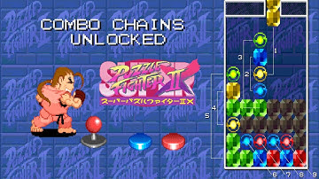 [Arcade] Super Puzzle Fighter II X - How to chain vertically and horizontally