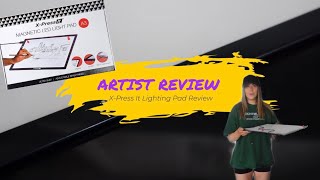 X-Press It A3 Magnetic Light Pad Review #lightpad #artist #xpressit #review #drawing #art
