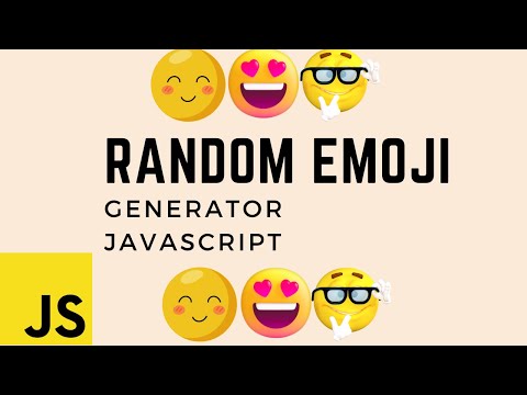 Random Emoji Generator HTML CSS JavaScript Tutorial Create Fun Emojis Step by Step