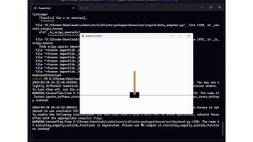 Intro to Deep Q-Learning: Simple Inverted Pendulum Demo