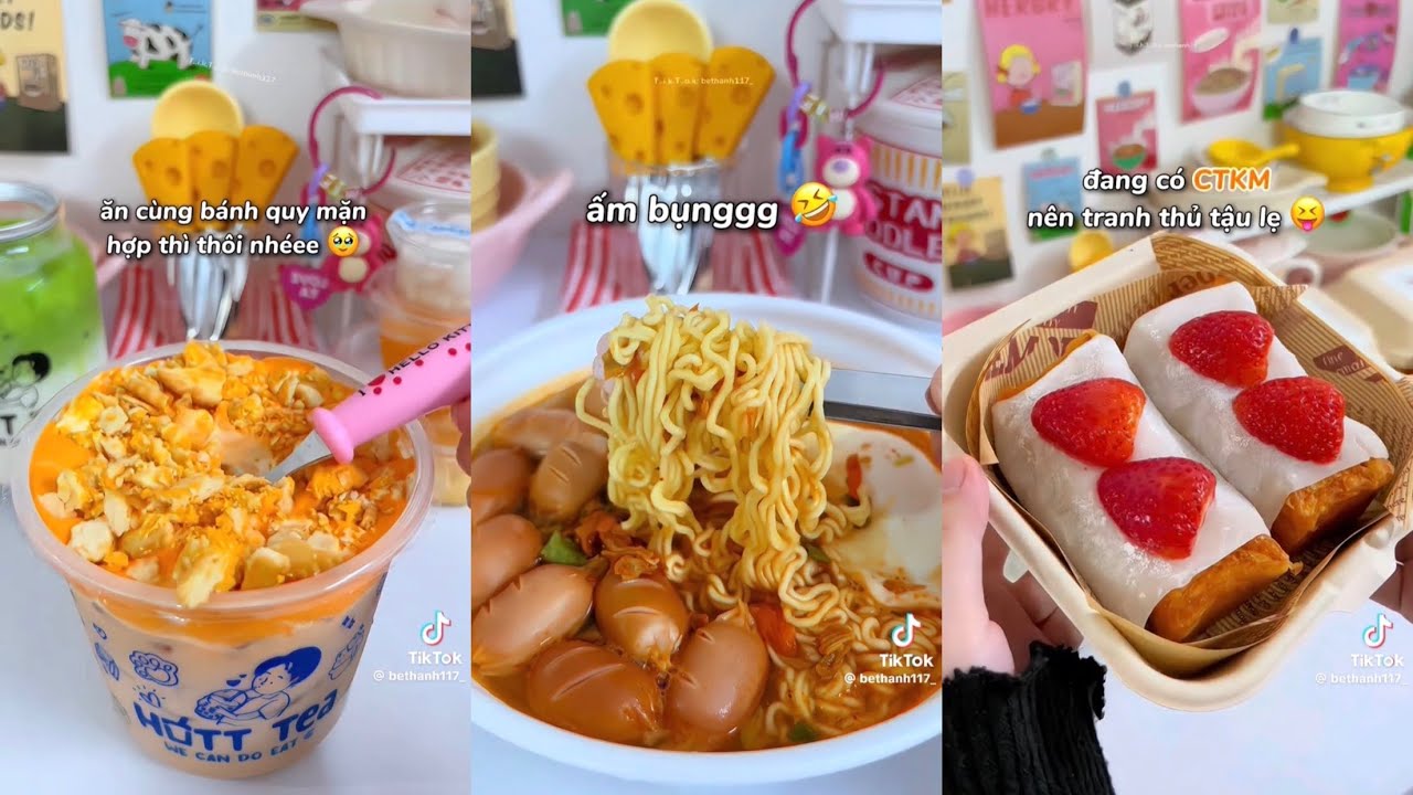 [Tik Tok] Tổng Hợp Những Video Mukbang Cùng “Thanh Nè” Siêu Đã | Chúnn